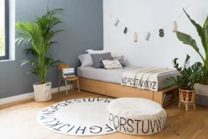 Kids Lorena Canals Rugs And Playmats>ABC Rug, Natural / Black –