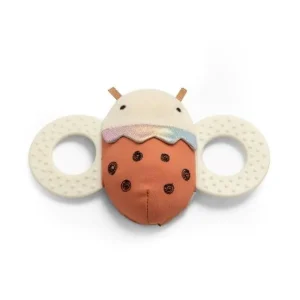 Kids Sebra Interior Baby Toys>Activity Rattle with mirror, Luca the ladybird – Sebra
