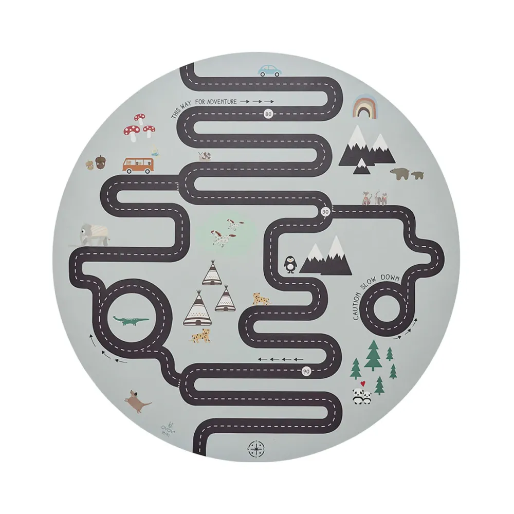 adventure_chair__playmat__0.webp Kids OYOY Mini Rugs And Playmats | Dinnertime>Adventure Chair & Playmat – OYOY