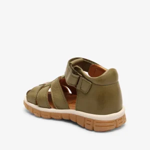 Kids/BOY Bisgaard Boy 2-8Y>Angus Sandal, Army –
