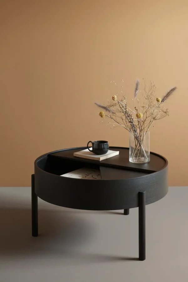 Woud Tables>Arc Coffee Table (66 cm), Black –