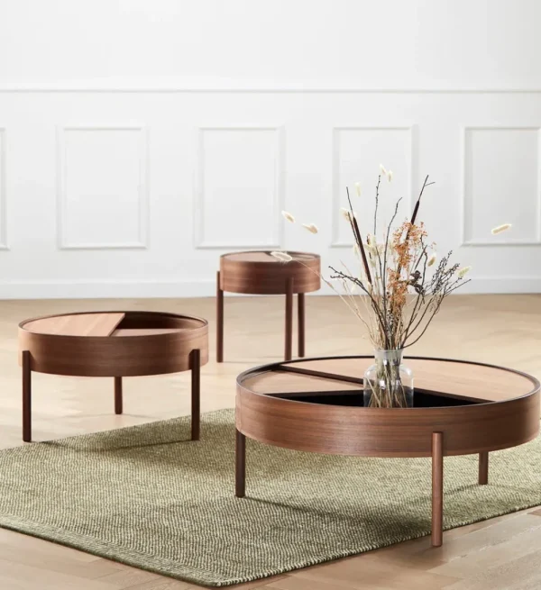 Woud Tables>Arc Coffee Table 66 cm, Walnut –
