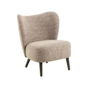 AC Design Furniture Stools And Chairs>Armchair Elmont oak/steel, beige – AC Design