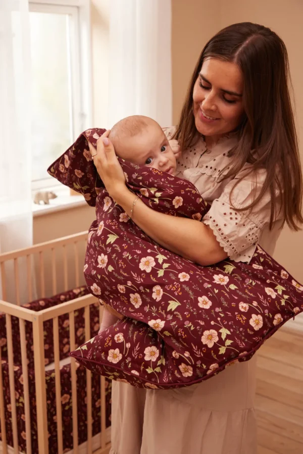 Kids FILIBABBA Baby And Kids Bedding>Baby bed linen GOTS Fall Flowers –