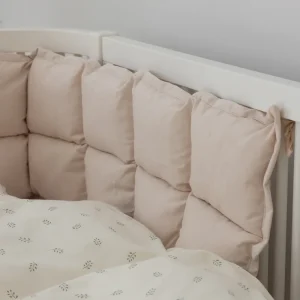 Kids Sebra Interior Bed Bumpers>Baby bumper, Kapok Birchbark Rose S – Sebra