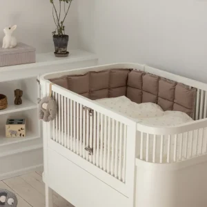 Kids Sebra Interior Bed Bumpers>Baby bumper, Kapok Jetty beige S – Sebra