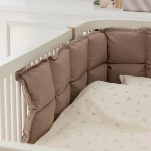 Kids Sebra Interior Bed Bumpers>Baby bumper, Kapok Jetty beige S – Sebra