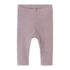 Kids Name It Baby Girl>Baby Leggings Elderberry –