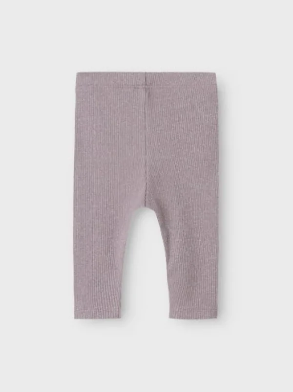 Kids Name It Baby Girl>Baby Leggings Elderberry –