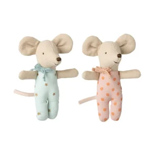 Kids Maileg Doll Accessories | Cuddly Toys>Baby mice, twins in box –