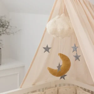 Kids Sebra Interior Mobiles>Baby mobile, moon & stars – Sebra
