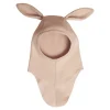 Kids Huttelihut Girl 2-8Y>Balaclava Ears Cotton Fleece, Dust Rose –