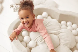 Kids Kidkii Ball Pits>Ball Pit Flower Creme 100 x 30 cm –