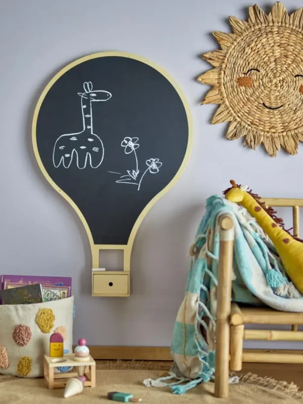 Kids Bloomingville Mini Creativity>Balloon Wooden Blackboard, Black – Bloomingville
