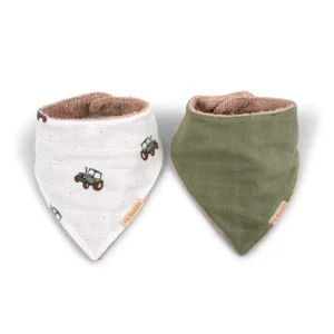 Kids/BOY FILIBABBA Baby Boy | Dinnertime>Bandana bib 2-pack Tractor –