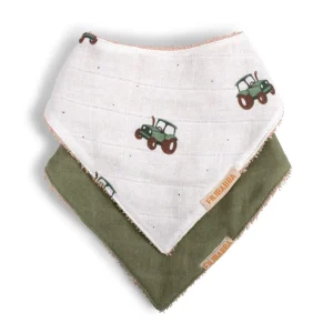 Kids/BOY FILIBABBA Baby Boy | Dinnertime>Bandana bib 2-pack Tractor –