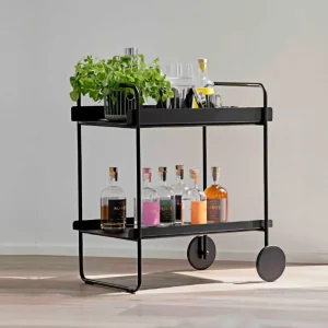 Zone Denmark Tables | Storage Shelves>Bar Trolly A-Collection Black –