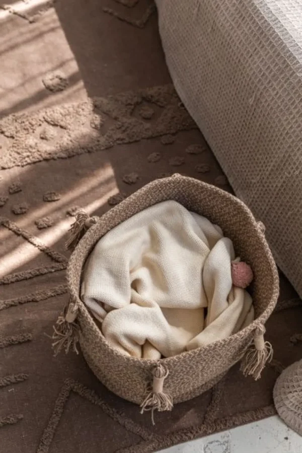 Lorena Canals Storage>Basket Woody Soil Brown –