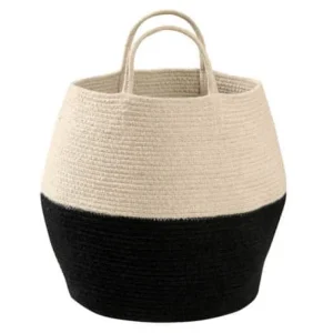 Lorena Canals Storage>Basket Zoco Black-Natural –