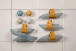 Kids Little Dutch Bath Toys | Baby Toys>Bathtub ball track Blue –