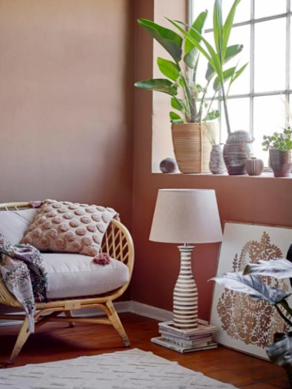 binette_cushion_brown_cot_2.webp Bloomingville Textiles>Binette Cushion, Brown, Cotton –