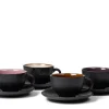 Bitz Kitchen>coffee cup 24 cl 4 pieces, black / rose mix