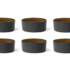 Bitz Kitchen>snack bowl Ø 7.5 cm 6 pieces, black, yellow