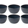 Bitz Kitchen>snack bowl Ø 10 cm 6 piece, blue