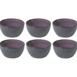 Bitz Kitchen>snack bowl Ø 10 cm 6 pieces, black, violet