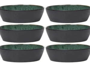 Bitz Kitchen>soup bowl Ø 18 cm 6 pieces, black dark green
