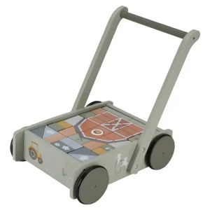 Kids Little Dutch Wooden Toys>Block Trolley Little Farm –