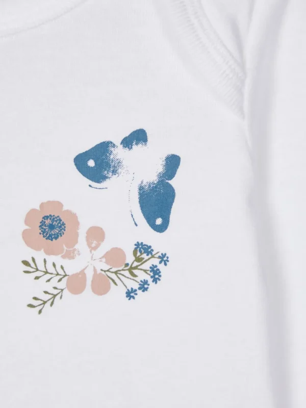 Kids Name It Baby Girl>Body 3-Pack Flowers –