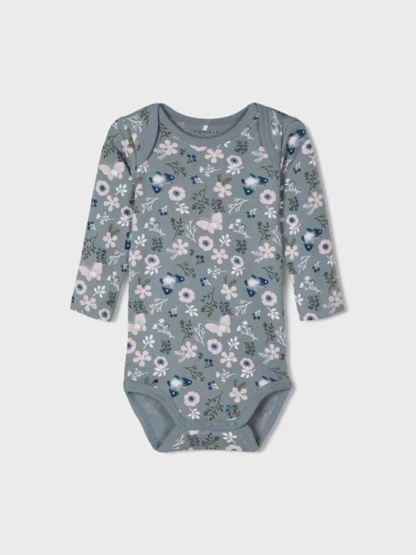 Kids Name It Baby Girl>Body 3-Pack Flowers –
