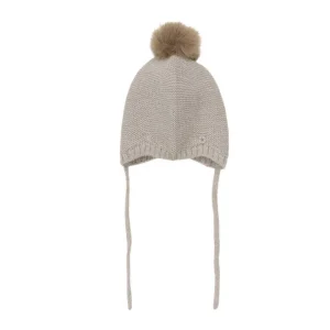 Kids/BOY Huttelihut Baby Girl | Baby Boy>Bonnet Merino Wool Knit w. Pompom –