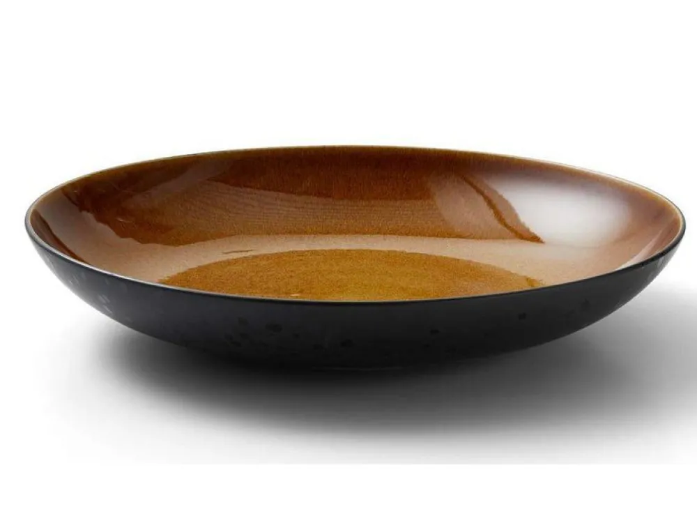 bowl___cm_black__amber__b_1.webp Bitz Kitchen>Bowl Ø 40 cm, Black / Amber –