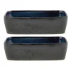 Bitz Kitchen>Bowl Gastro 28 cm, 2 pieces, Blue/Black –