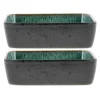 Bitz Kitchen>Bowl Gastro 28 cm, 2 pieces, Green/Black –