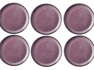 Bitz Kitchen>Breakfast and dessert plates 6 pieces, purple –