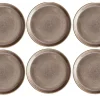 Bitz Kitchen>Breakfast and dessert plates 6 pieces, grey –