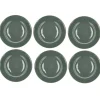 Bitz Kitchen>Breakfast Plates, 6 pcs. Wood Forest Ø 22.5 cm, Green –