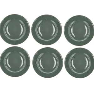 Bitz Kitchen>Breakfast Plates, 6 pcs. Wood Forest Ø 22.5 cm, Green –
