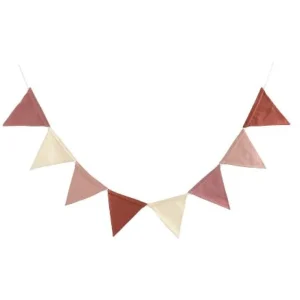 Kids Sebra Interior Birthday / Party | Garlands>Bunting Flags, double-sided, blossom pink –