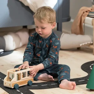 Kids Sebra Interior Wooden Toys | Cars And Road Ways>Bus Wildlife – Sebra