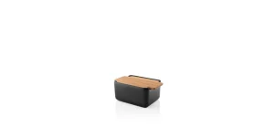 Eva Solo Kitchen>Butter Dish with oak lid, Black –