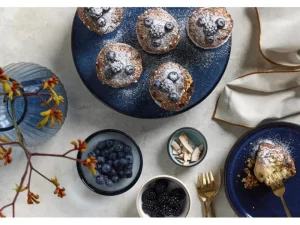 Bitz Kitchen>Cake Dish On Foot, Blue –