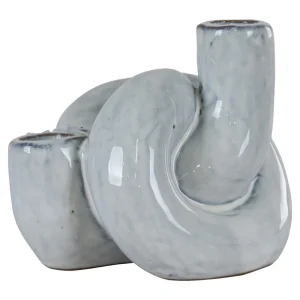 House Nordic Ceramics And Vases | Candle And Holders>Candleholder Ceramic Mottled White –