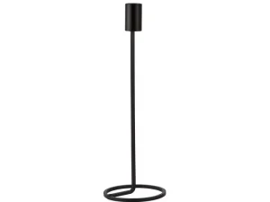 Villa Collection Candle And Holders>Candlestick Amat 28.5 cm, Black –