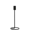 Villa Collection Candle And Holders>Candlestick Amat 23.5 cm, Black –