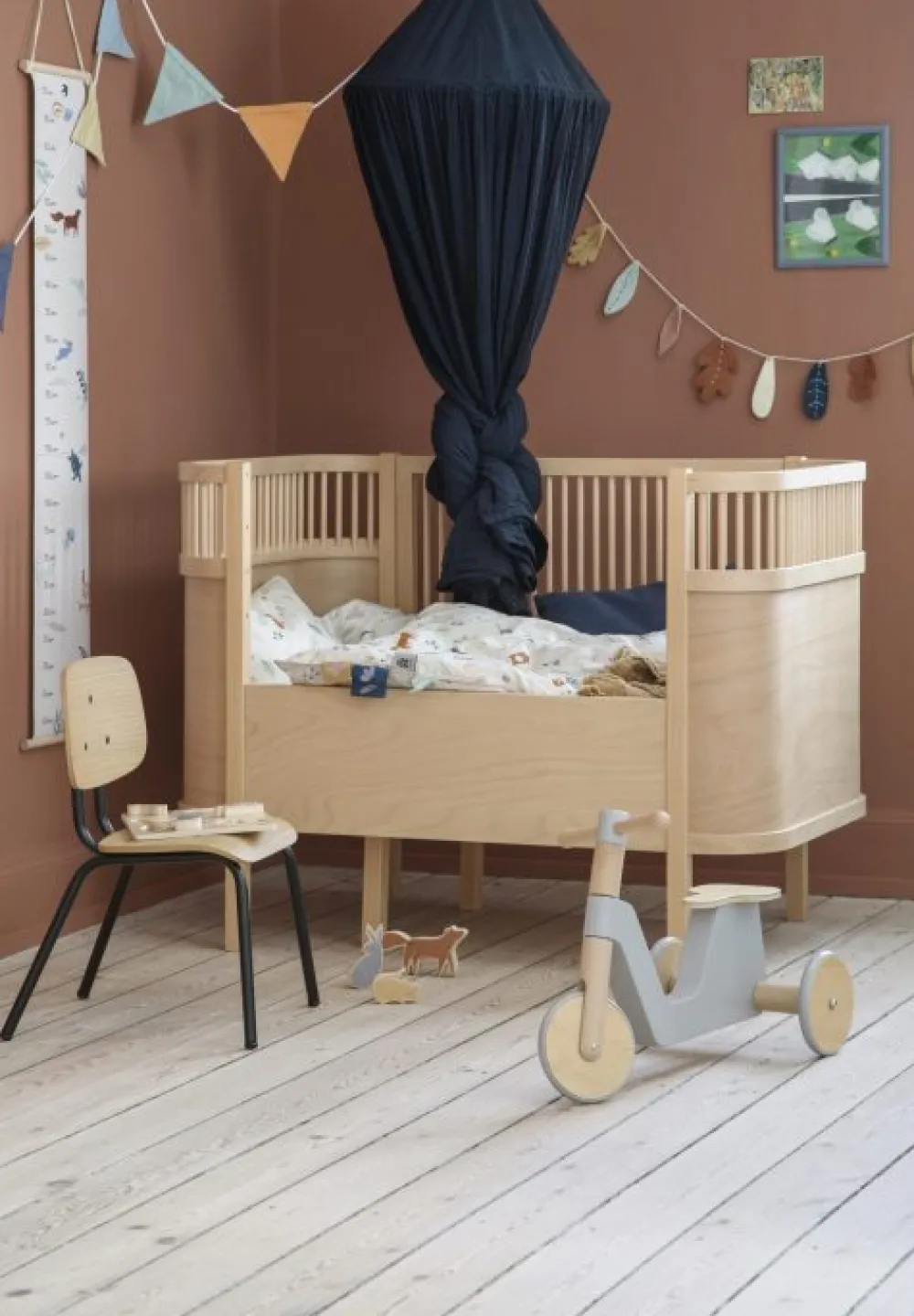 canopy_denim_blue__sebra_1.webp Kids Sebra Interior Bed Canopies>Canopy, denim blue – Sebra