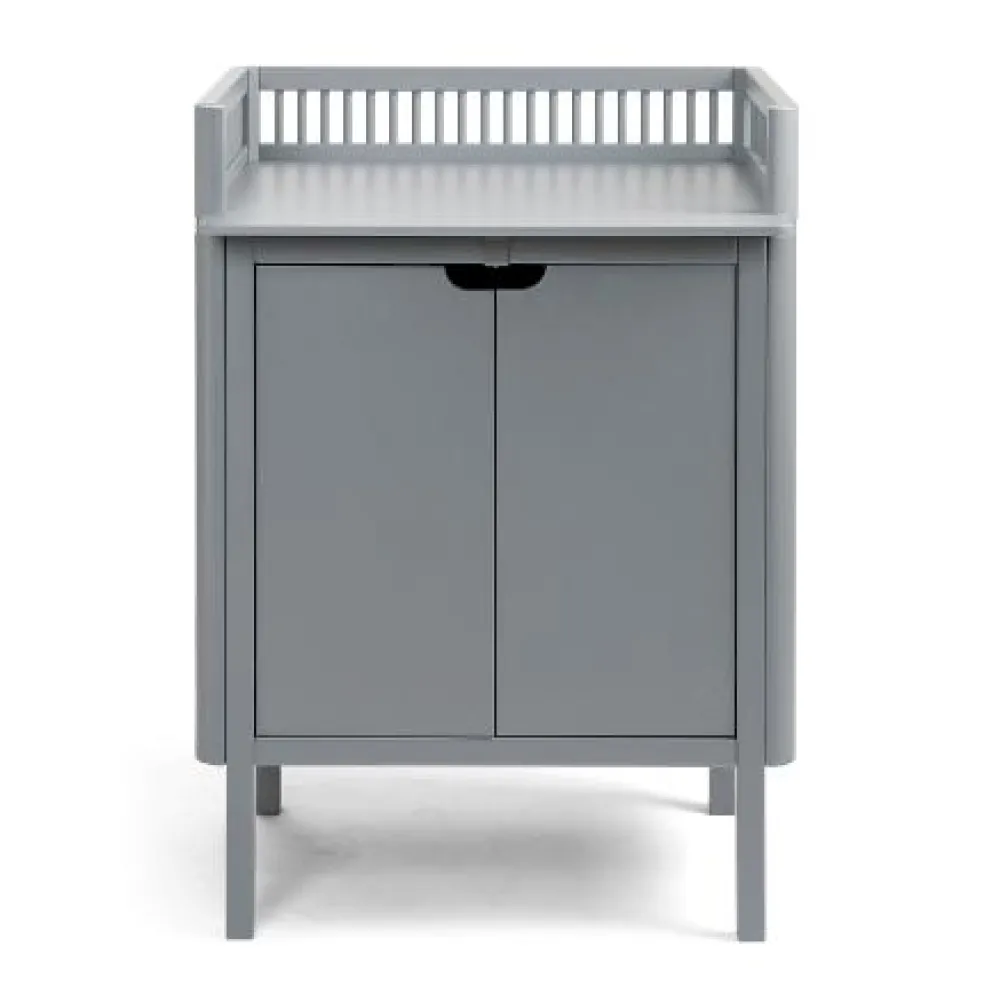 changing_table_doors_clas_0.webp Kids Sebra Interior Kids Furniture>Changing Table, doors, classic grey – Sebra